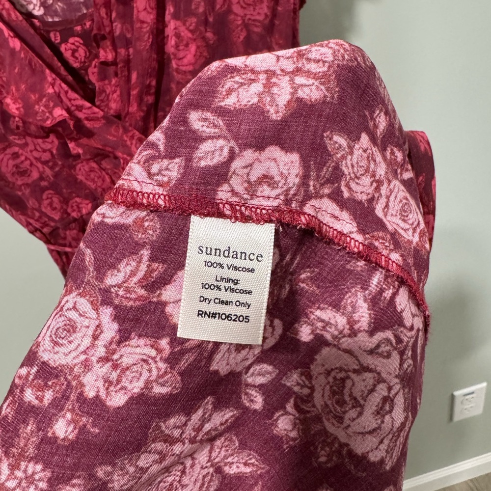 Sundance Catalog Faux Wrap Floral Dress - Picture 2 of 4